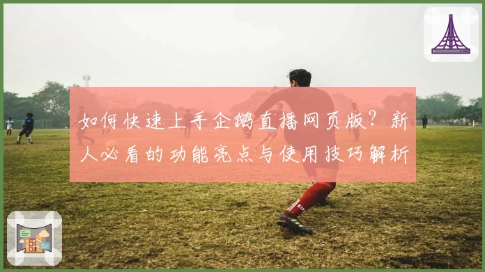 如何快速上手企鹅直播网页版？新人必看的功能亮点与使用技巧解析