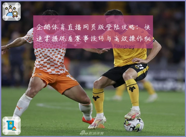 企鹅体育直播网页版登陆攻略：快速掌握观看赛事技巧与高效操作秘诀